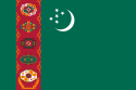 Republik Turkmenistan - Flagge