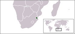 Kingdom of Swaziland - Location