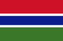 Republik Gambia - Flagge