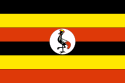 Republik Uganda - Flagge