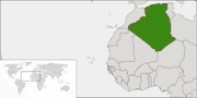République algérienne démocratique et populaire - Carte