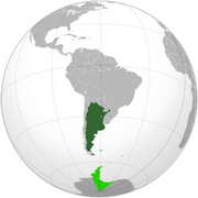 République argentine - Carte
