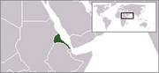 Państwo Erytrea - Położenie