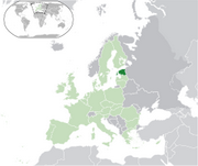 Эстонская Республика - Местоположение