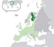 Финляндская Республика - Местоположение
