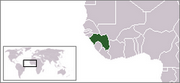 République de Guinée - Carte