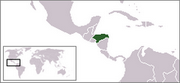 Republika Hondurasu - Położenie