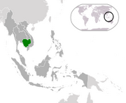 Королевство Камбоджа - Местоположение