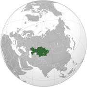 République du Kazakhstan - Carte