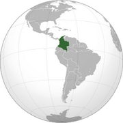 République de Colombie - Carte