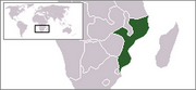 Республика Мозамбик - Местоположение