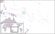République de Nauru - Carte