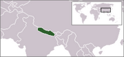 Federalna Demokratyczna Republika Nepalu - Położenie