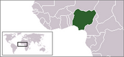 République fédérale du Nigeria - Carte