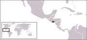 République du Salvador - Carte