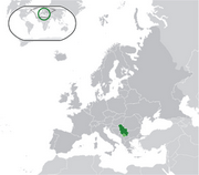République de Serbie - Carte