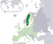 Królestwo Szwecji - Położenie
