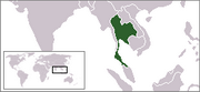 Królestwo Tajlandii - Położenie