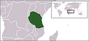 République unie de Tanzanie - Carte