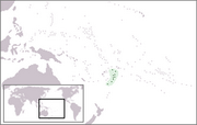 Królestwo Tonga - Położenie