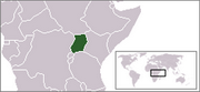 Republika Ugandy - Położenie