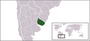 République orientale de l'Uruguay - Carte